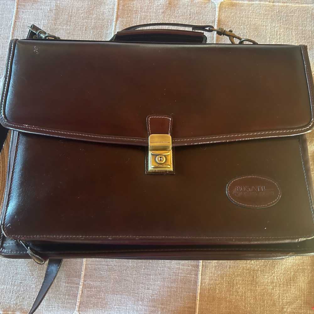 Brown leather